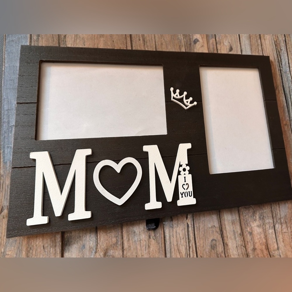 NEW Mom Picture Frame Gifts from Daughter/Son Holds‎ 2 4x6 Inch Pictures